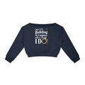 Be Happy about Your SingleNEST Women's Off-Shoulder Sweatshirt