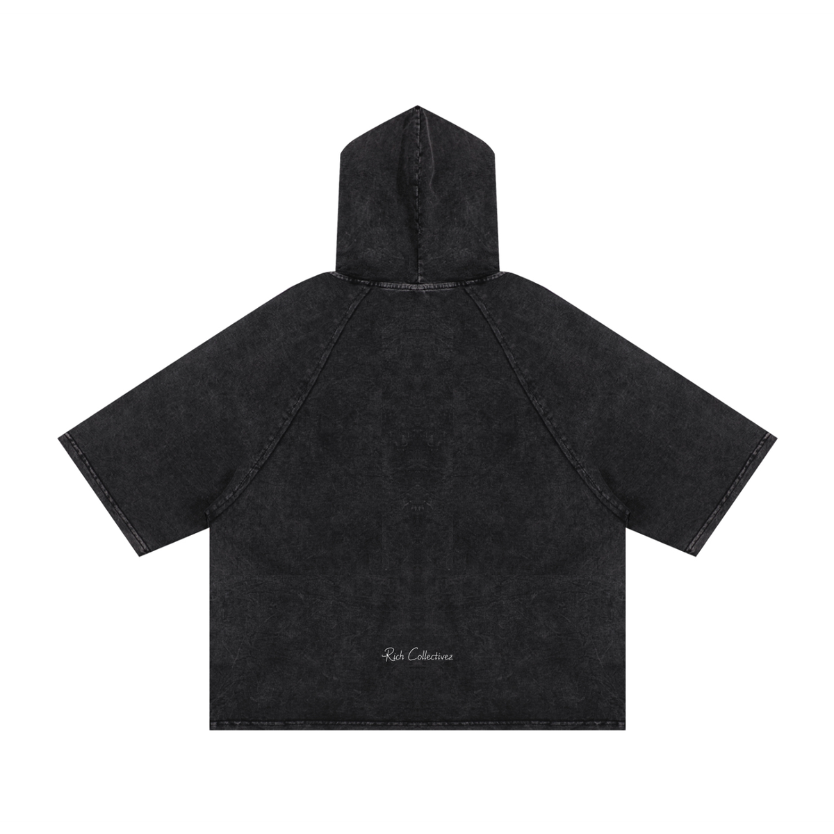High Thoughts Snow Washed Hooded Boxy T-Shirt