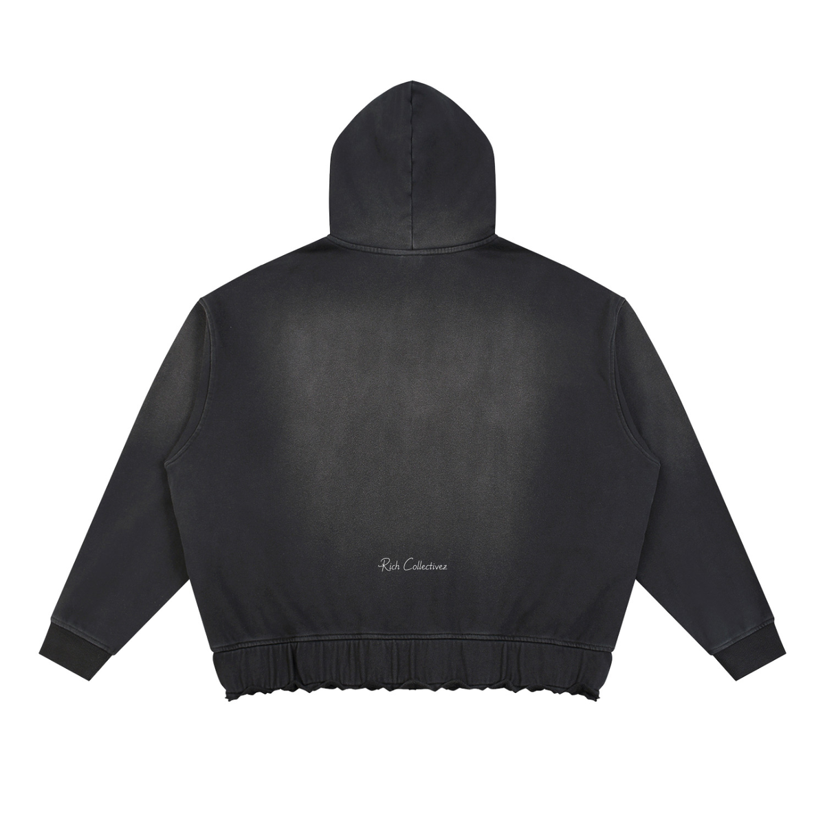 Built to Last Unisex Sunfade Ripped Boxy Hoodie